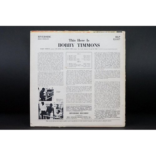 279 - Vinyl - Jazz / Bop - 4 original UK Pressing albums on Riverside Records, to include: Bobby Timmons -... 