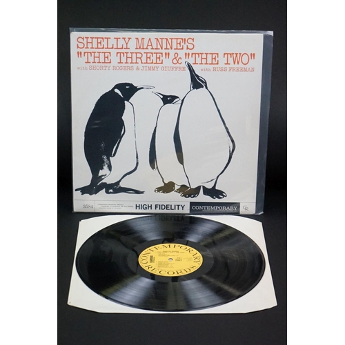 250 - Vinyl - Cool Jazz - 11 Shelly Manne and related original UK and US albums, to include: The Three & T... 