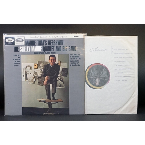 250 - Vinyl - Cool Jazz - 11 Shelly Manne and related original UK and US albums, to include: The Three & T... 