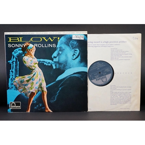 254 - Vinyl - Jazz / Bop - 6 albums by Sonny Rollins, to include: Sonny Plays Alfie (CLP 3529), What’s New... 