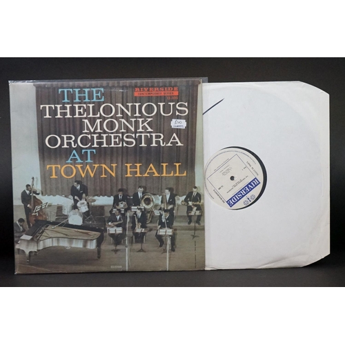 258 - Vinyl - Jazz / Hard Bop - 8 albums by Thelonious Monk, to include:  Two Hours With Thelonious (US do... 