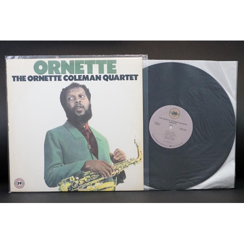 261 - Vinyl - Jazz / Bop - 9 albums by Ornette Coleman and Wes Montgomery, to include: Ornate Colemen - To... 