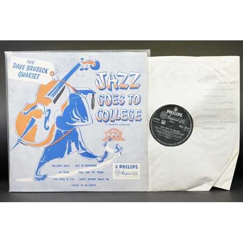 264 - Vinyl - Jazz - 15 original albums by Dave Brubeck, to include: Jazz Goes To College (UK and USA pres... 