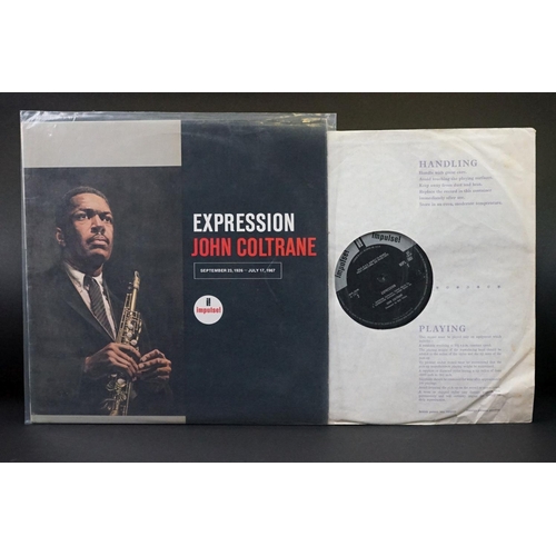 269 - Vinyl - Jazz - 8 John Coltrane original albums, to include: Expression (original UK, Impulse Records... 