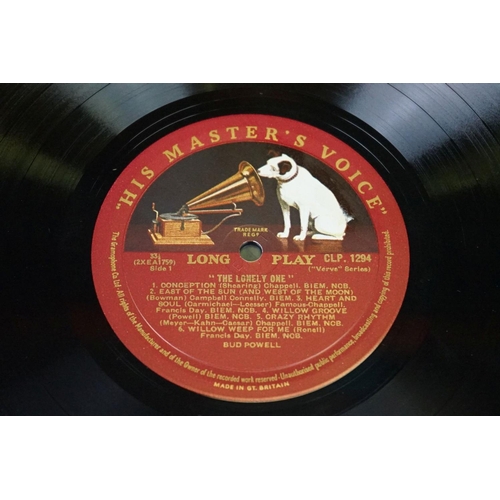 284 - Vinyl - Jazz / Bop - 6 original UK albums on His Master’s Voice Records, to include: Bud Powell - Th... 