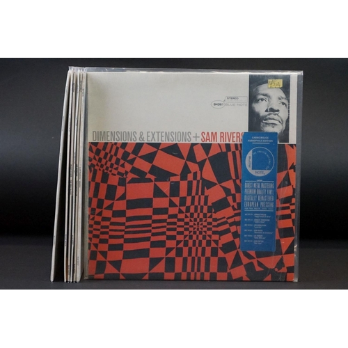 297 - Vinyl - Jazz / Blue Note - 6 rare French pressing Blue Note albums, to include: Sam Rivers - Dimensi... 