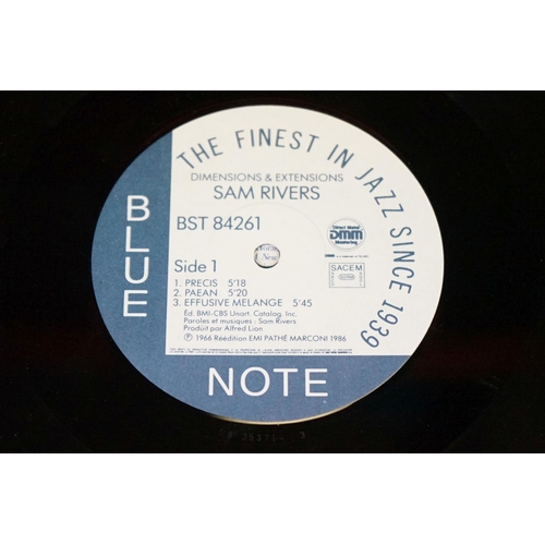 297 - Vinyl - Jazz / Blue Note - 6 rare French pressing Blue Note albums, to include: Sam Rivers - Dimensi... 