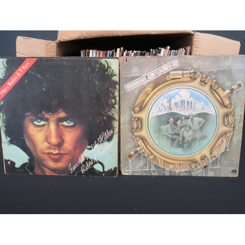 102 - Vinyl - Over 70 Rock & Pop LP's including T-Rex (many), Bruce Springsteen, Kate Bush, Traffic, The D... 