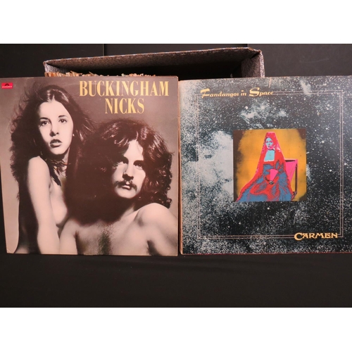 126 - Vinyl - Over 50 rock & pop LPs including Buckingham Nicks, John Fahey, Country Joe & The Fish, Carme... 