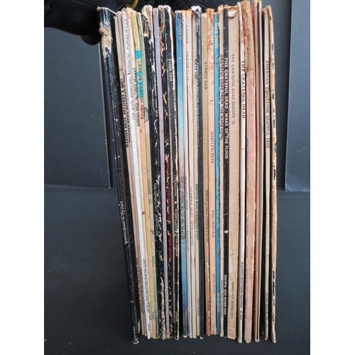 129 - Vinyl - 28 Grateful Dead LPs and one 12