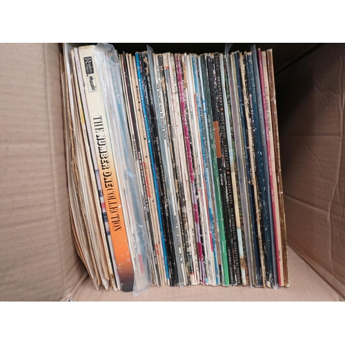 131 - Vinyl - Approx 50 rock & pop LPs to include Rush, Rolling Stones, Queen, Kate Bush, ACDC, Lou Reed, ... 