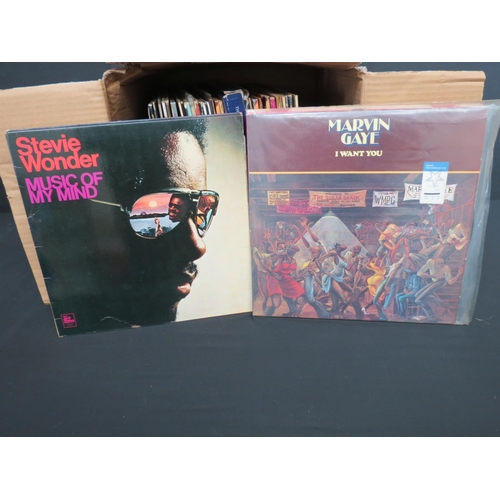 133 - Vinyl - Over 50 Tamla Motown LPs and box set including Stevie Wonder, Jr Walker, Marvin Gaye, The Is... 