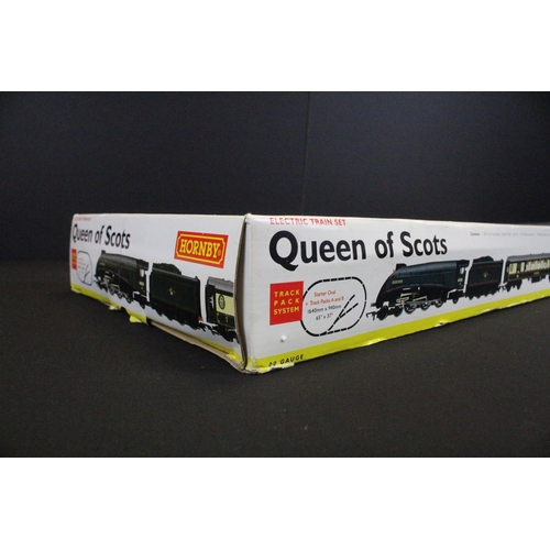 16 - Two boxed Hornby OO gauge electric train sets to include R1024 Queen of Scots with Golden Plover loc... 