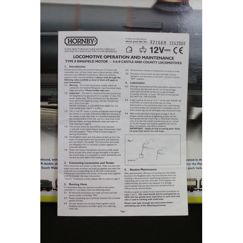 18 - Boxed ltd edn Hornby OO gauge R2166 South Wales Express Train Pack, complete with County of Cornwall... 