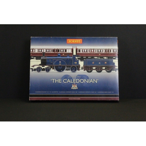 28 - Boxed ltd edn Hornby OO gauge R2610 The Caledonian Train Pack, complete with certificate