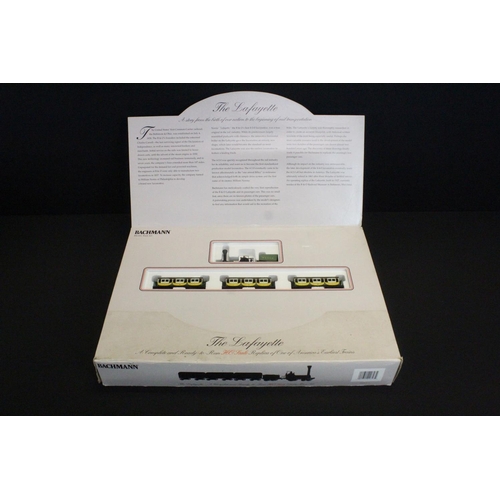 41 - Boxed Bachmann HO scale 00628 The Lafayette train set, complete