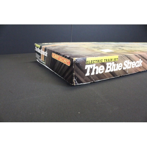 46 - Three boxed Hornby OO gauge train sets to include R671 Country Local, R682 The Blue Streak and R836 ... 
