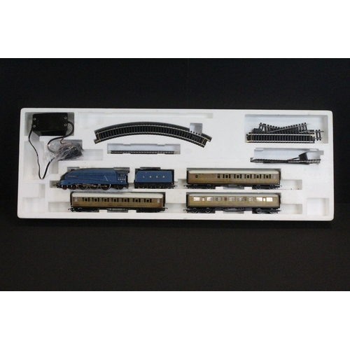 46 - Three boxed Hornby OO gauge train sets to include R671 Country Local, R682 The Blue Streak and R836 ... 