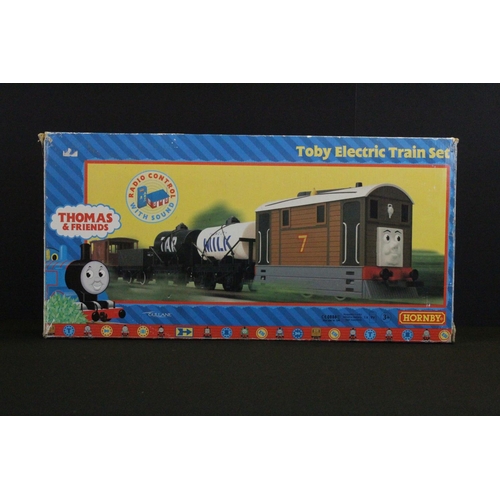 52 - Boxed Hornby OO gauge R9044 Thomas & Friends Toby Electric Train Set, complete