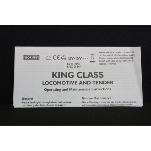 55 - Boxed ltd edn Hornby OO gauge R3102 BR 4-6-0 King Class Locomotive King Edward II