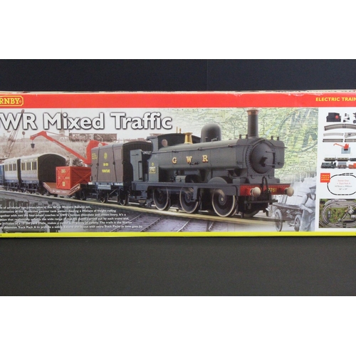 64 - Boxed Hornby OO gauge R1037 GWR Mixed Traffic train set, vg