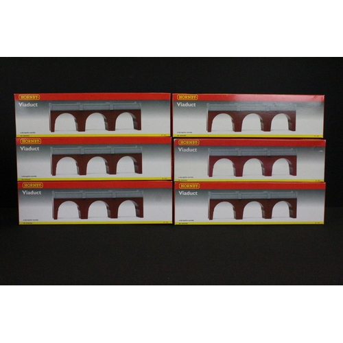 74 - Six boxed Hornby OO gauge R180 Viaduct accessories