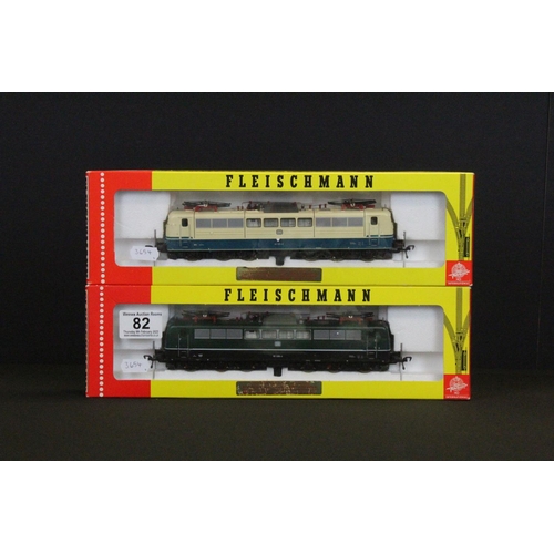 82 - Two boxed Fleischmann HO gauge locomotives to include 4380 & 4381