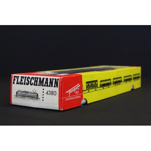 82 - Two boxed Fleischmann HO gauge locomotives to include 4380 & 4381