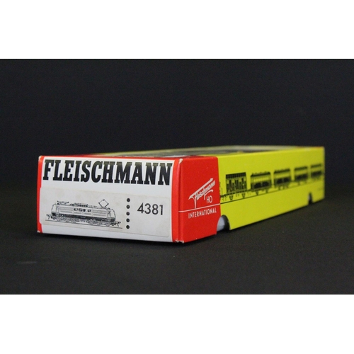 82 - Two boxed Fleischmann HO gauge locomotives to include 4380 & 4381