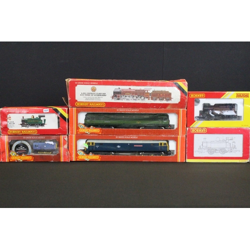 83 - Seven Hornby OO gauge locomotives to include R3361 Railroad 0-4-0 Hogarth Stone, R2665 BR 0-4-0T Ind... 