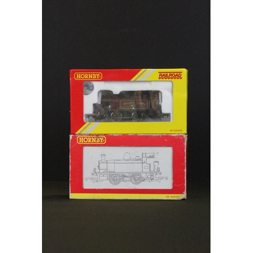 83 - Seven Hornby OO gauge locomotives to include R3361 Railroad 0-4-0 Hogarth Stone, R2665 BR 0-4-0T Ind... 