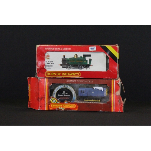 83 - Seven Hornby OO gauge locomotives to include R3361 Railroad 0-4-0 Hogarth Stone, R2665 BR 0-4-0T Ind... 