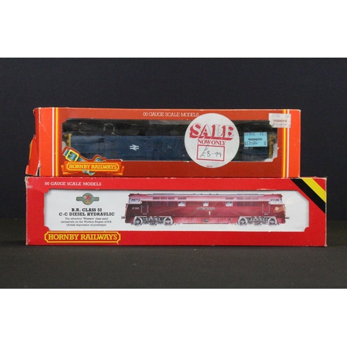 100 - Four boxed Hornby OO gauge locomotives to include R369 BR Class 37 Diesel Blue Livery, R256 0-4-0 Lo... 