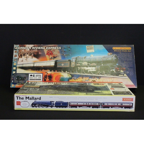 48 - Two boxed Hornby OO gauge train sets to include R826 Cornish Riviera Express and R1040 The Mallard, ... 