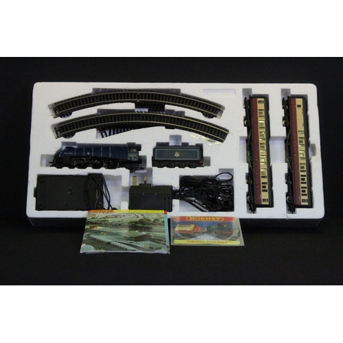 48 - Two boxed Hornby OO gauge train sets to include R826 Cornish Riviera Express and R1040 The Mallard, ... 