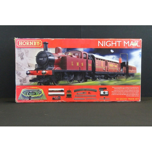 51 - Two boxed OO gauge train sets to include Hornby R1144 Night Mail and Airfix GMR Cornish Riviera Padd... 