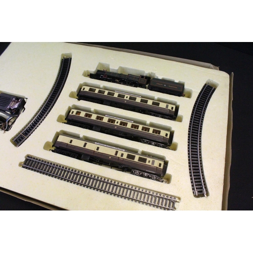 51 - Two boxed OO gauge train sets to include Hornby R1144 Night Mail and Airfix GMR Cornish Riviera Padd... 