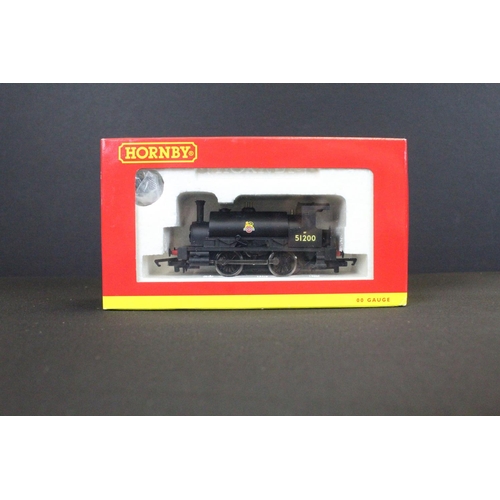 86 - Six boxed Hornby OO gauge locomotives to include R3292 BR Black 0-4-0 Collector Club Loco 2014, R259... 