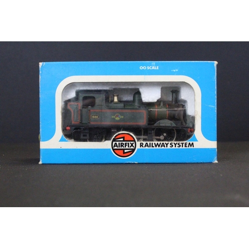 87 - Four boxed Airfix OO gauge locomotives to include 54150-1 Prairie Tank Locomotive 2-6-2 GWR green li... 