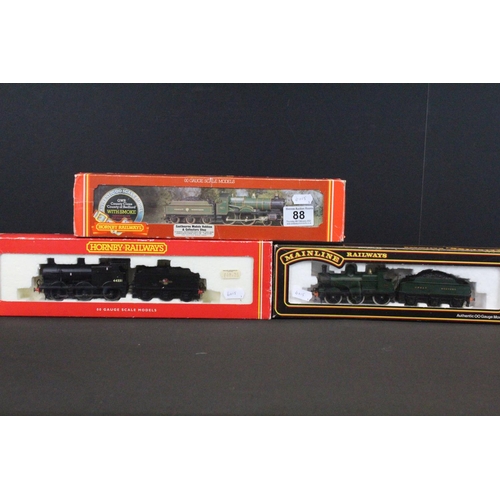 88 - Three boxed OO gauge locomotives to include 2 x Hornby (R2066 0-6-0 Fowler Locomotive 44331 & R392 G... 