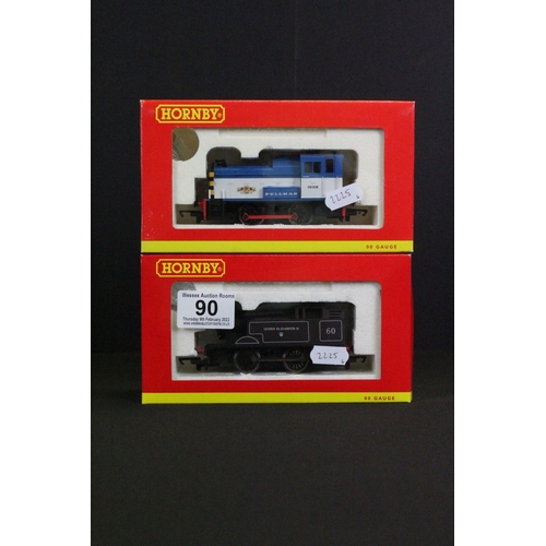 90 - Six boxed Hornby OO gauge locomotives to include R2439 Southern 0-4-0T Industrial Locomotive 7, R287... 