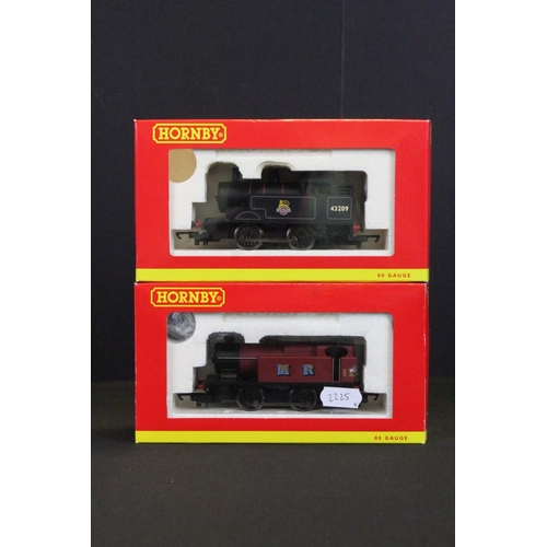 90 - Six boxed Hornby OO gauge locomotives to include R2439 Southern 0-4-0T Industrial Locomotive 7, R287... 