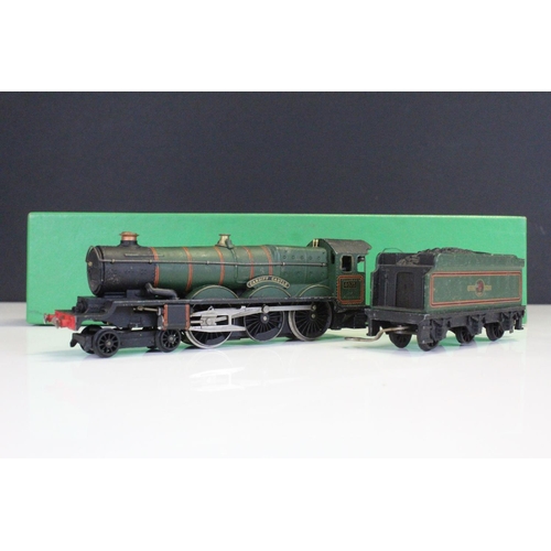 107 - Four Hornby Dublo locomotives to include 2225 LMR 2-8-0 8F in reproduction box, Cardiff Castle, Mall... 