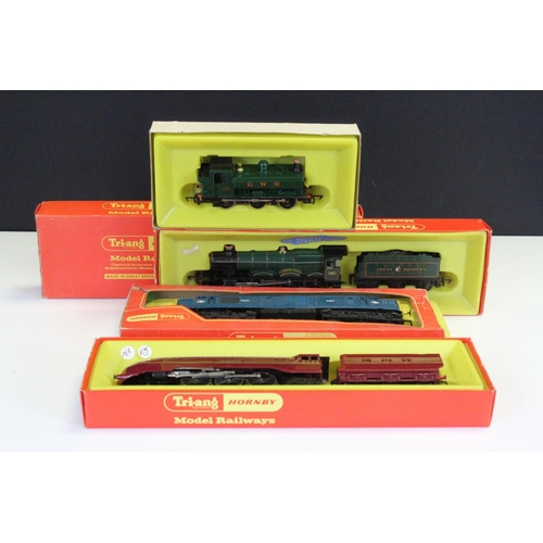 108 - Five boxed Triang Hornby OO gauge locomotives to include R759A GWR Albert Hall Class, R871 LMS 4-6-2... 