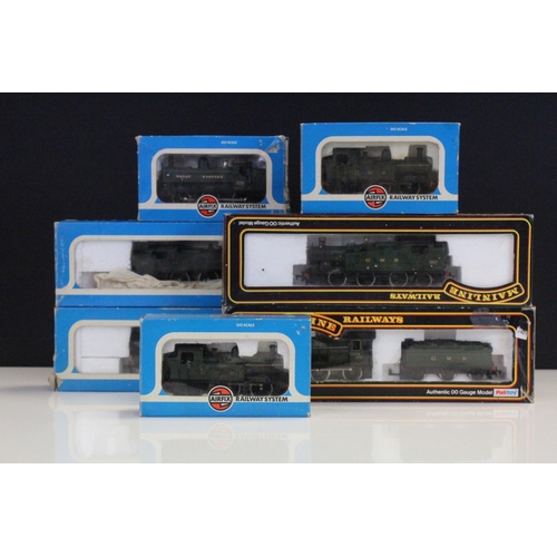 109 - Seven boxed OO gauge locomotives to include 
5 x Airfix (2 x 54150-1 Prairie Tank Locomotive 2-6-2 G... 