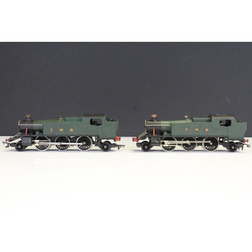 111 - Two boxed Graham Farish OO gauge 2-6-2 GWR Pannier Tank locomotives plus 2 unmarked diecast built lo... 