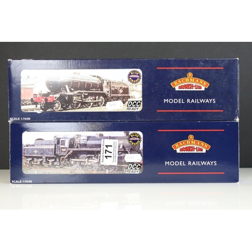 171 - Four boxed Bachmann Blue Riband OO gauge locomotives to include 32950 Standard Class 4MT 2-6-0 76053... 