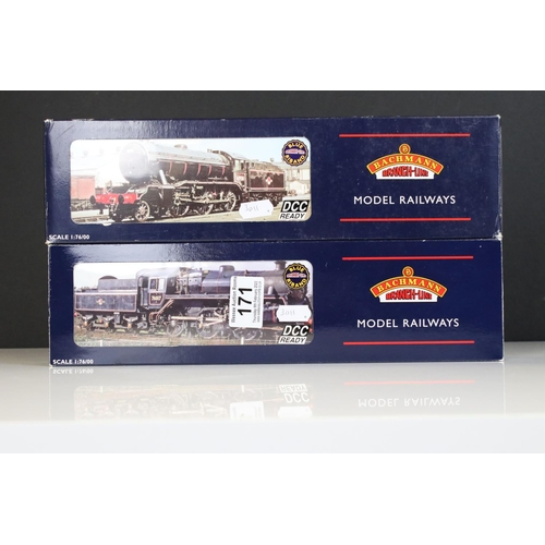 171 - Four boxed Bachmann Blue Riband OO gauge locomotives to include 32950 Standard Class 4MT 2-6-0 76053... 