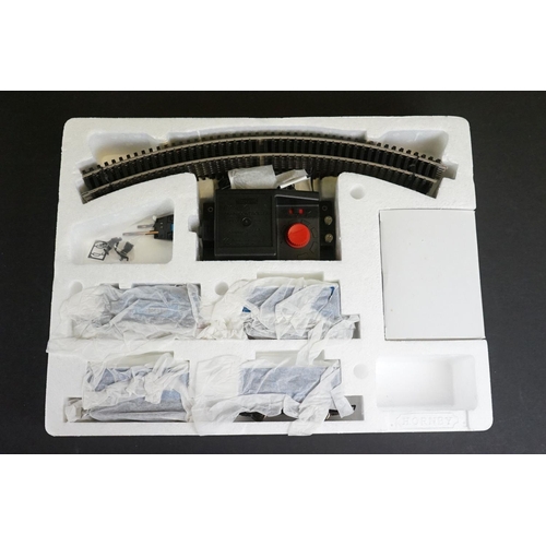 1 - Three boxed Hornby OO gauge electric train sets to include R1023 Virgin Trains 125, R1063 Gravel Tip... 