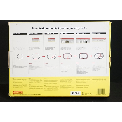 1 - Three boxed Hornby OO gauge electric train sets to include R1023 Virgin Trains 125, R1063 Gravel Tip... 